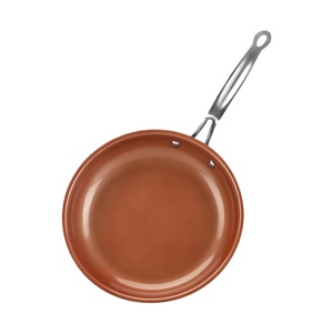 건강한 비 스틱 구리 세라믹 코팅 3 레이어 스테인레스 스틸 베이킹 접시 팬 프라이팬 프라이팬 프라이팬 - Product Image 1