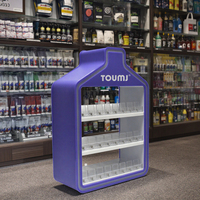 Présentoir à cigarettes de table d'affichage de magasin de fumée personnalisé d'usine chinoise avec lumière led présentoir en acrylique
