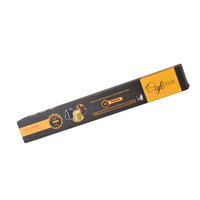 Capsule de café rectangulaire écologique et recyclable avec doublure en éponge, pelliculage mat à l'or et revêtement UV, vente en gros à prix abordable