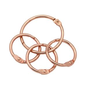 Anillas de Encuadernación de Hojas Sueltas EWANG en Oro Rosa para Cuadernos, Libros y Folletos - Product Image 2