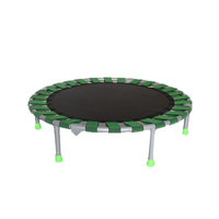 Trampoline rond pliable personnalisable et coloré pour intérieur et extérieur, mini trampoline de fitness pour enfants et adultes