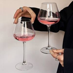 Verre à <span class=keywords><strong>vin</strong></span> en cristal <span class=keywords><strong>rouge</strong></span> bordeaux <span class=keywords><strong>de</strong></span> style européen rétro, luxe léger, grand ventre, capacité <span class=keywords><strong>de</strong></span> 401 à 500 ml - Product Image 5