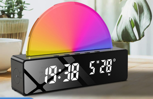 <span class=keywords><strong>2026</strong></span> नया स्मार्ट सूर्योदय सुबह मल्टीकोलर एलईडी लाइट एफएम रेडियो यूएसबी चार्जर और बेडरूम डेस्क के लिए तापमान प्रदर्शन - Product Image 4