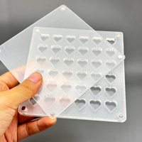 Présentoir personnalisé en acrylique transparent à 36 grilles avec couvercle magnétique Organisateur d'échantillons vente en gros