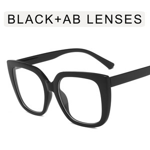 Specchio occhio di gatto Anti-blu luce quadrata cornici Logo personalizzato di alta qualità moda europa e gli stati uniti grande cornice delle donne - Product Image 3