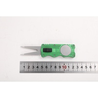 Nouvel Outil de Réparation de Divots Pliant en Aluminium Coloré pour Hommes, Accessoire de Golf de Luxe en Métal, Type Couteau à Rabats