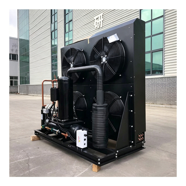 Air Cooled Refrigeration Condensing Unit for Cold Storage Freezer Rooms High Efficiency Low Noise System