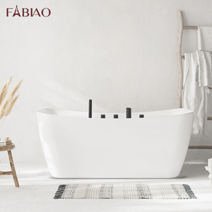 FABIAO CUPC APPROUVÉ Moderne Luxe Trempage Profond <span class=keywords><strong>Salle</strong></span> <span class=keywords><strong>De</strong></span> Bains Douche Autonome <span class=keywords><strong>Baignoire</strong></span> En Acrylique Autoportante - Product Image 6