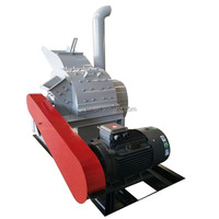 Machine à broyer le bois multifonctionnelle TAIFENG pour la fabrication de copeaux et de sciure de bois, moteur diesel, style 3T/h, haute productivité