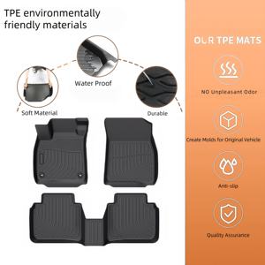 Las alfombrillas de TPE son impermeables para todo tipo de clima, resistentes al desgaste y respetuosas con el medio ambiente. Personalizado en Norteamérica para <span class=keywords><strong>Audi</strong></span> <span class=keywords><strong>A3</strong></span> - Product Image 2