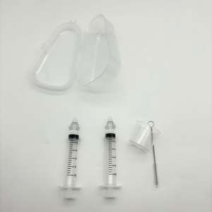 กระบอกฉีดจมูกยาทำความสะอาด<span class=keywords><strong>จมูก</strong></span>สำหรับเด็ก<span class=keywords><strong>ทารก</strong></span>2ชิ้นอุปกรณ์ช่วยดูด<span class=keywords><strong>จมูก</strong></span>สำหรับเด็ก<span class=keywords><strong>ทารก</strong></span>ทำความสะอาดจมูกขนาด10มล. อุปกรณ์ทำความสะอาด<span class=keywords><strong>จมูก</strong></span>อักเสบสำหรับเด็ก<span class=keywords><strong>ทารก</strong></span> - Product Image 2