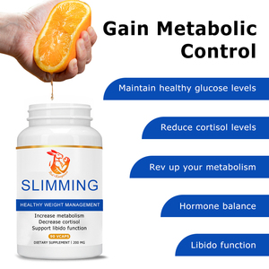 Private Label Slimming Supplement Capsules with Proprietary <b>Blend</b> Psyllium Powder Maintain Healthy Glucose Levels Capsules - Product Image 3