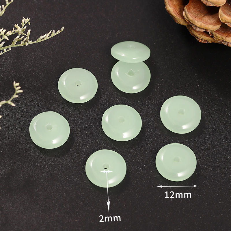 7 Light green safety buckle, 12mm