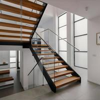 Colonne de balustrade en verre trempé transparent SJBT en acier inoxydable 304, résistante à l'eau et à la rouille, design contemporain