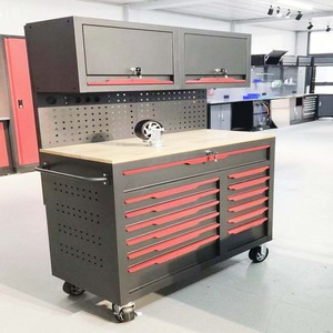 <b>Heavy</b> <b>Duty</b> Garage Tool Storage Cabinet 12 Drawers Padlockable Locking System Customizable Length for Car Repair Industrial - Product Image 5