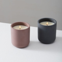 Conteneurs de bougies en céramique de Noël de décoration à la maison personnalisés en usine, pots de bougie de luxe mats nordiques