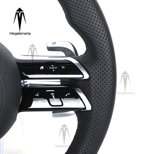 Volant en fibre de carbone compatible avec <span class=keywords><strong>Mercedes</strong></span> Benz W206 W463 W218 W212 W205 W204 W222 W221 W223 W213 GTS <span class=keywords><strong>GLA</strong></span> GLB GLC GLE GLS C63 - Product Image 5