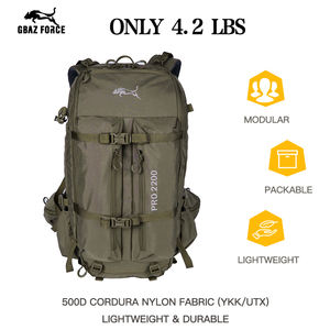 Mochila de Caza GAF 40L 500D de Nailon Cordura Impermeable con Soporte para Arco y Cubierta para Lluvia - Product Image 3