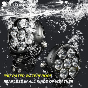 Lámpara Led Redonda para Conducción de Motocicleta, Faro de Punto Blanco, IP68, Impermeable, <span class=keywords><strong>4x4</strong></span>, 60W - Product Image 5