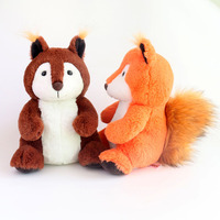 Peluche d'animal pour enfants, jouet écureuil, vente en gros