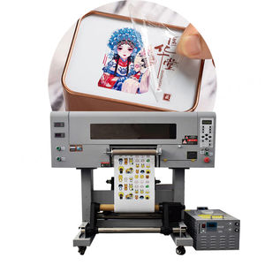 Impresora UV DTF de rollo a rollo con cabezal de impresión I3200, tamaño pequeño de 30 cm, 2 en 1, impresora UV DTF A3 con laminadora para pegatinas - Product Image 1