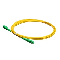 Cable de Conexión de Fibra Óptica Monomodo Simplex SC/APC FTTH G652D de Baja Pérdida de Inserción para Telecomunicaciones y Centros de Datos