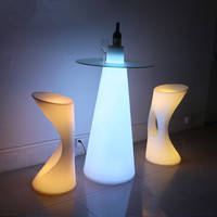 Best-seller Tabouret de bar LED intérieur/extérieur Chaise Style rétro Design moderne pour Farmhouse Home Bar ou Hotel