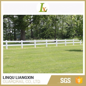 ПВХ виниловый пластиковый 2-рельсовый столб и ограждение для конной фермы - Product Image 4