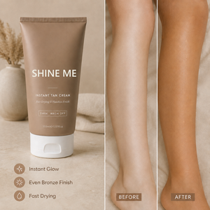 Baume Bronzant Visage et Corps Marque Blanche Végétalien Naturel Crème Bronzante Nature Bronze - Product Image 1