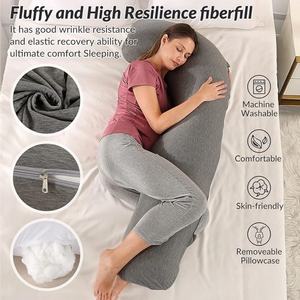 หมอนรองครรภ์รูปตัว J สำหรับ<span class=keywords><strong>นอน</strong></span>ตะแคง พร้อมปลอกถอดซักได้ รองรับหน้า<span class=keywords><strong>ท้อง</strong></span> สะโพก และขา - Product Image 2