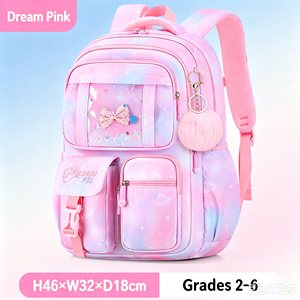 4‑in‑1 Girls Princess <b>School</b> <b>Backpack</b> Set Waterproof Large Capacity <b>School</b> Bag with Pencil Pouch Tutoring Bag Doll for Kids - Product Image 2