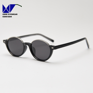Lunettes de soleil carrées polarisées dégradées unisexe TR90 CP Temple 2025 UV400 monture complète clous de riz pour <span class=keywords><strong>femme</strong></span> - Product Image 1