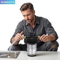 Pompa Air Mambaflo Seri 42 12V DC 18.9LPM/5GPM Tekanan Tinggi Laris Manis Buatan Cina 55PSI/3.8BAR Pompa Otomatis Rendah Kebisingan