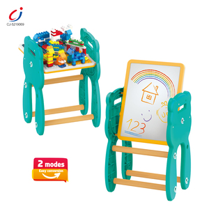 Mesa <span class=keywords><strong>de</strong></span> Bloques <span class=keywords><strong>de</strong></span> Construcción Chengji, Juego <span class=keywords><strong>de</strong></span> Mesa Infantil Multifuncional, Mesa <span class=keywords><strong>de</strong></span> Dibujo Educativa, Escritorios <span class=keywords><strong>de</strong></span> Aprendizaje para Niños - Product Image 1