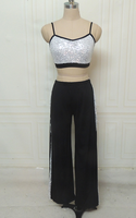 Costume de danse pour filles, justaucorps de ballet en lycra imprimé pour adultes, justaucorps de scène pour enfants, justaucorps de danse à manches longues pour robot