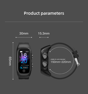 Montre intelligente Reloj étanche 2 en 1 de haute qualité <span class=keywords><strong>N8</strong></span> Smart dragonne écouteurs électronique intelligente - Product Image 6