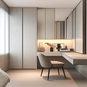 Armoire d'angle grande capacité sur mesure en bois massif renforcé pour maison de ville, espace de rangement privé multifonctionnel - Product Image 3