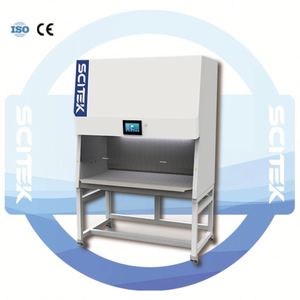 Cabinet de sécurité biologique certifié CE SCITEK Classe II A2 en acier inoxydable pour utilisation en laboratoire hospitalier et scolaire - Product Image 5