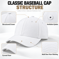 Casquette de baseball XXL à 6 panneaux pour grandes têtes, couronne souple, effet délavé, style Dad Hat, en denim PVC surdimensionné, unisexe, pour le golf, les voyages et le quotidien, toutes saisons
