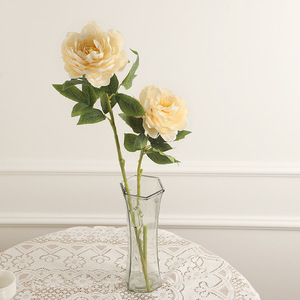 <b>Artificial</b> <b>Peony</b> Flower Silk Fabric High Simulation For Home Decoration Wedding Props - Product Image 3