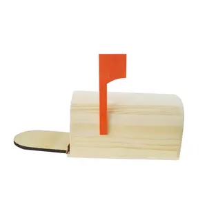 कस्टम-मेड तैयार की जाती खलिहान शैली आउटडोर खड़े लकड़ी मेलबॉक्स