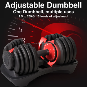 Barre de torsion pour <span class=keywords><strong>haltères</strong></span> de 24 kg, permettant de régler le poids <span class=keywords><strong>d</strong></span>'une seule main en une seconde - Product Image 1