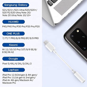 Bán Buôn Kỹ Thuật Số Cáp Âm Thanh Chip USB-C Loại C Để 3.5 Mm 3.5 Mm Dac Hifi Tai Nghe Headphone AUX Âm Thanh Chuyển Đổi <span class=keywords><strong>Adapter</strong></span> - Product Image 6