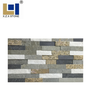 Tự nhiên <span class=keywords><strong>Slate</strong></span> văn hóa đá Veneer tấm bên ngoài sử dụng gạch hình thức với antiacid Chống xói mòn chia bề mặt hoàn thiện - Product Image 1