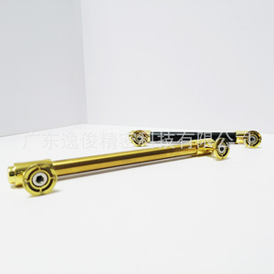Manija de aluminio chapada en oro para armario 8011, diseño contemporáneo y duradero para uso en gabinetes - Product Image 1