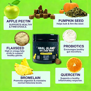 Golosinas Blandas para la Salud de las Glándulas Anales de Perros, Fórmula Personalizada del Fabricante, para el Apoyo Digestivo y la Función Glándular - Product Image 2