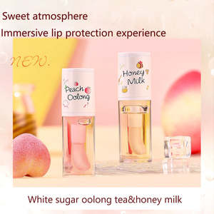 Baume à lèvres végétalien à base de plantes en pêche blanche, miel et lait, essence hydratante pour les lèvres, huile pour hommes, femmes, étudiants, vente en gros, étiqueté - Product Image 3