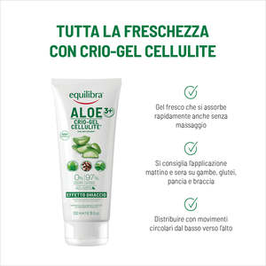 Equilibra Body, Aloe Cryo-Gel Anticelulítico, a Base de Aloe Vera y Aloe 3+, Promueve la Circulación Periférica - Product Image 6