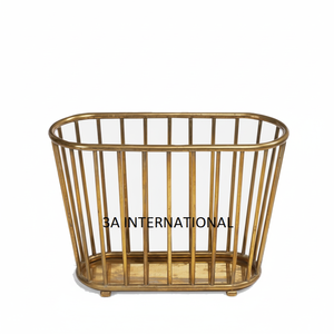 Décoration de la maison Vaisselle Stockage des aliments Panier en or Cuisine à domicile Panier à fruits avec qualité durable Décoration de la maison - Product Image 1