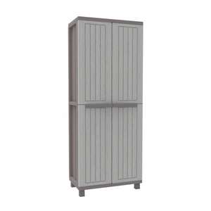 TERRY - 1002717 Gabinete exterior de 2 puertas 68x37,5x170 - 3 estantes interiores ajustables-ARMARIOS EAN 8005646027178 - Product Image 1